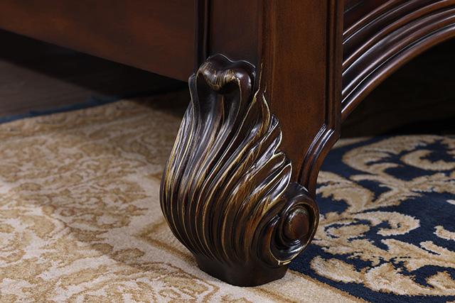 Francione E.King & Queen Bed White & Chrome