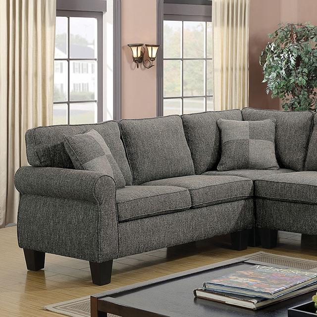 Rhian Dark Gray Sectional