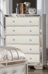 Galaxy Home Madison 5 Drawer Chest in Beige GHF-808857573247 image