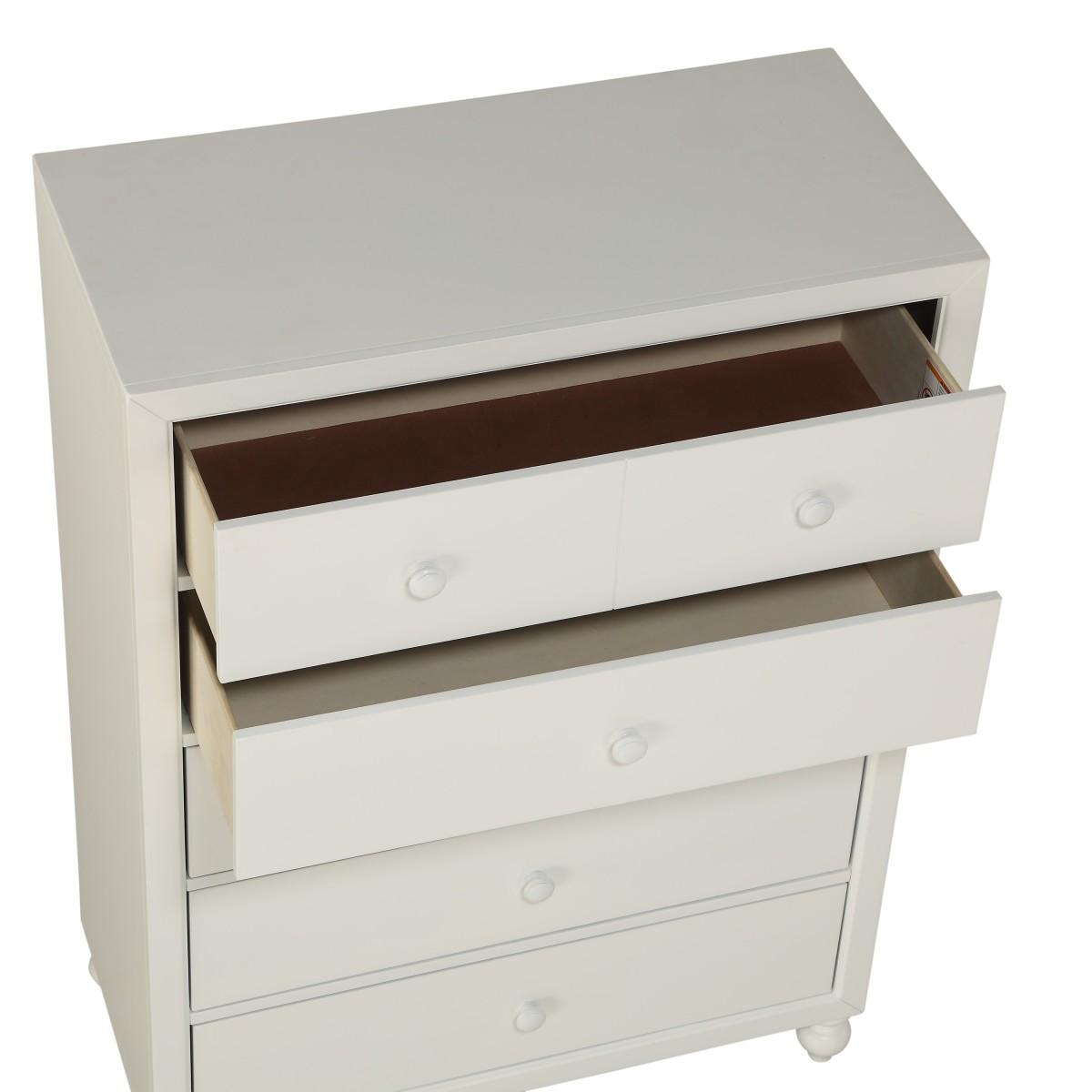 Homelegance Wellsummer 5 Drawer Chest in Gray 1803GY-9