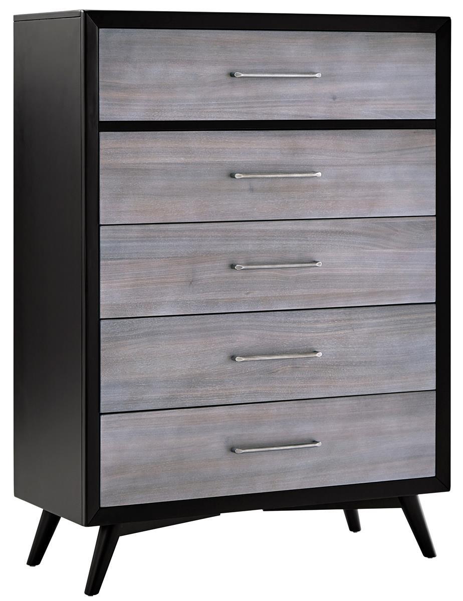 Raku 5 Drawer Chest in Gray 1711-9 image