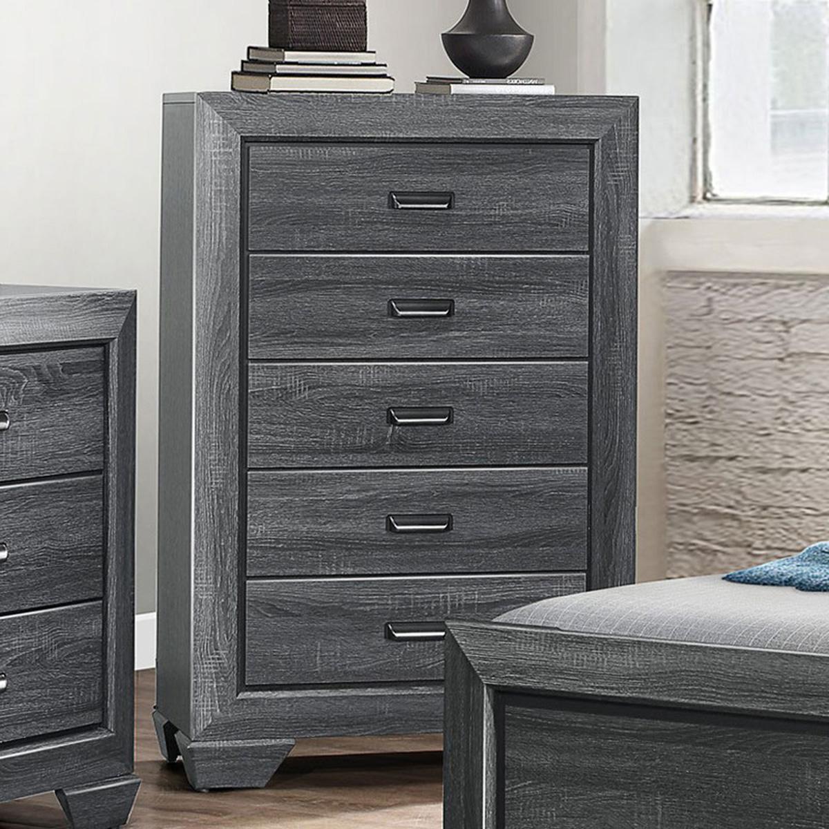 Beechnut 5 Drawer Chest in Gray 1904GY-9 image