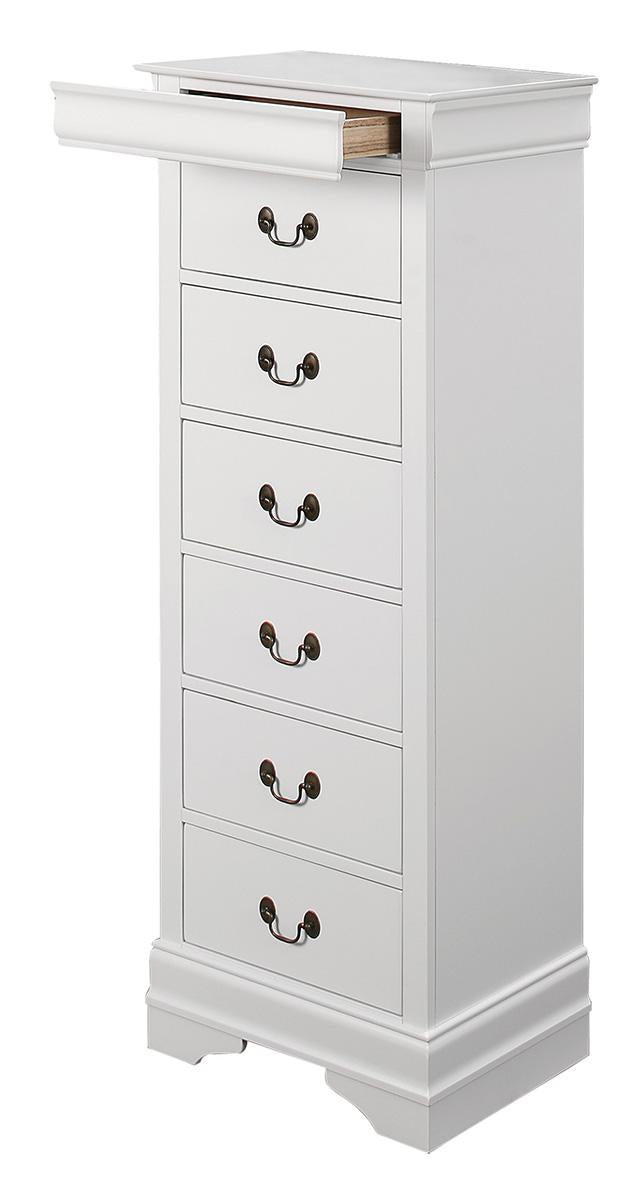 Mayville 6 Drawer Lingerie Chest in White 2147W-12 image