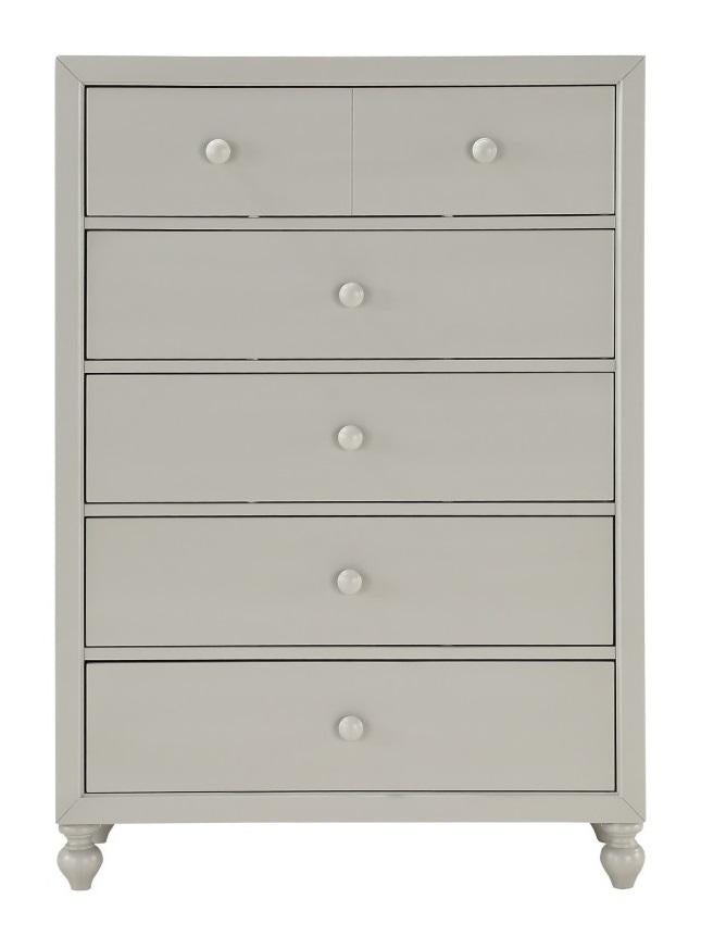 Wellsummer 5 Drawer Chest in Gray 1803GY-9 image