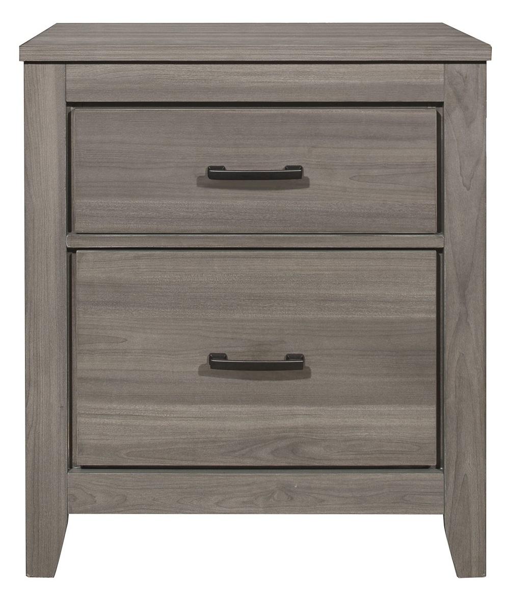 Waldorf 2 Drawer Nightstand in Dark Gray 1902-4 image