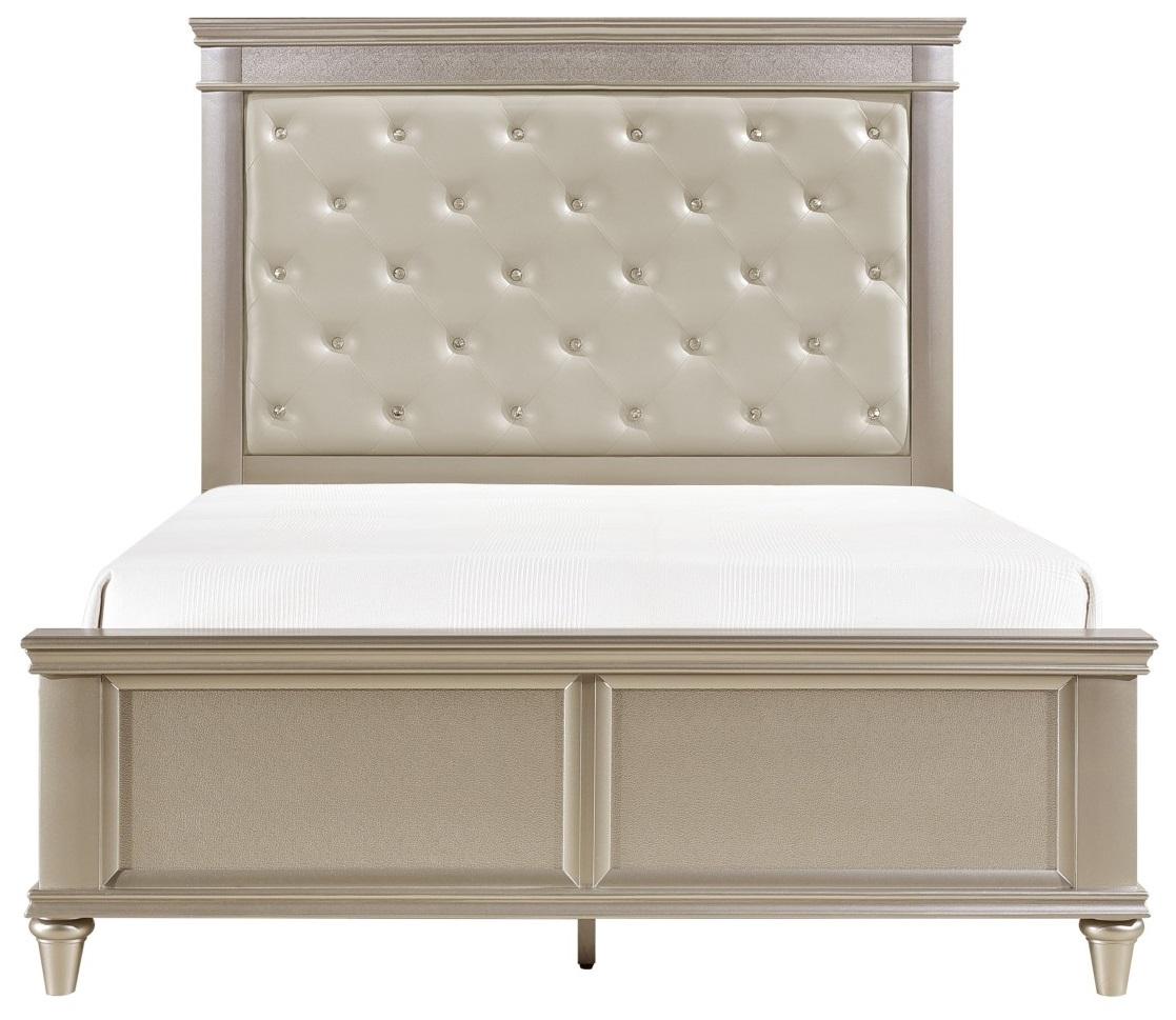 Celandine Full Panel Bed in Pearl/Silver 1928F-1* image