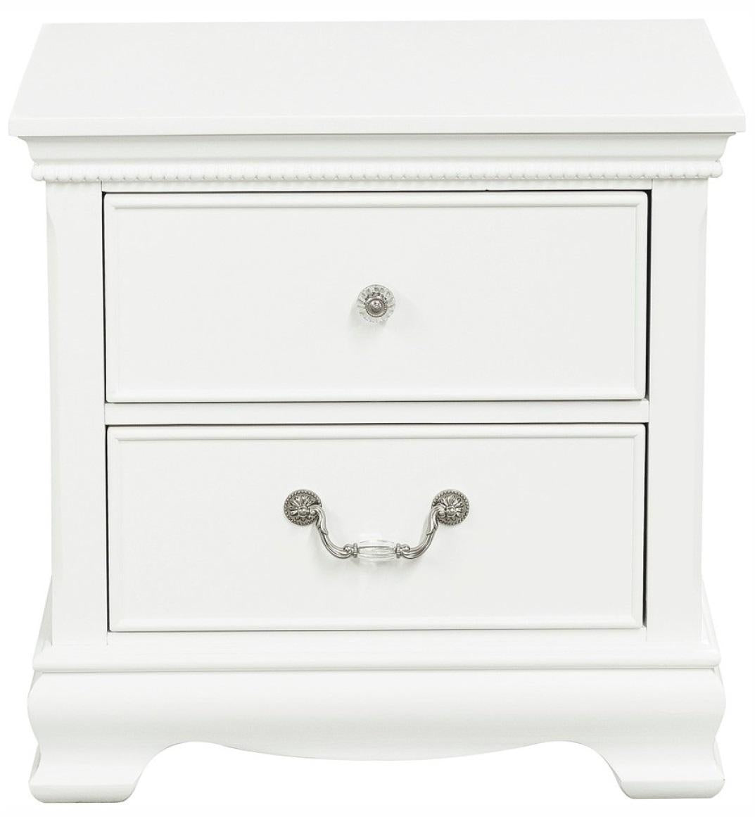 Lucida 2 Drawer Nightstand in White 2039W-4 image