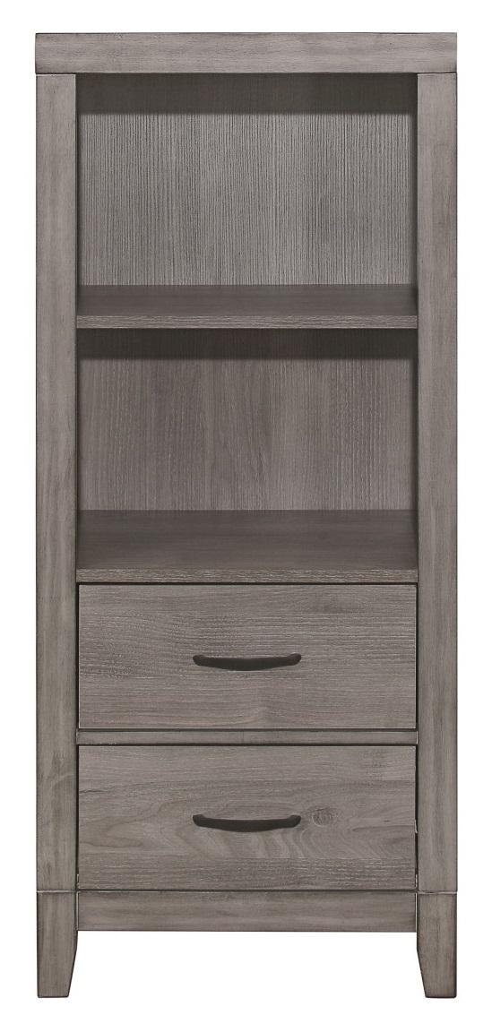 Homelegance Woodrow Pier/Tower Nightstand in Gray 2042NB-10 image