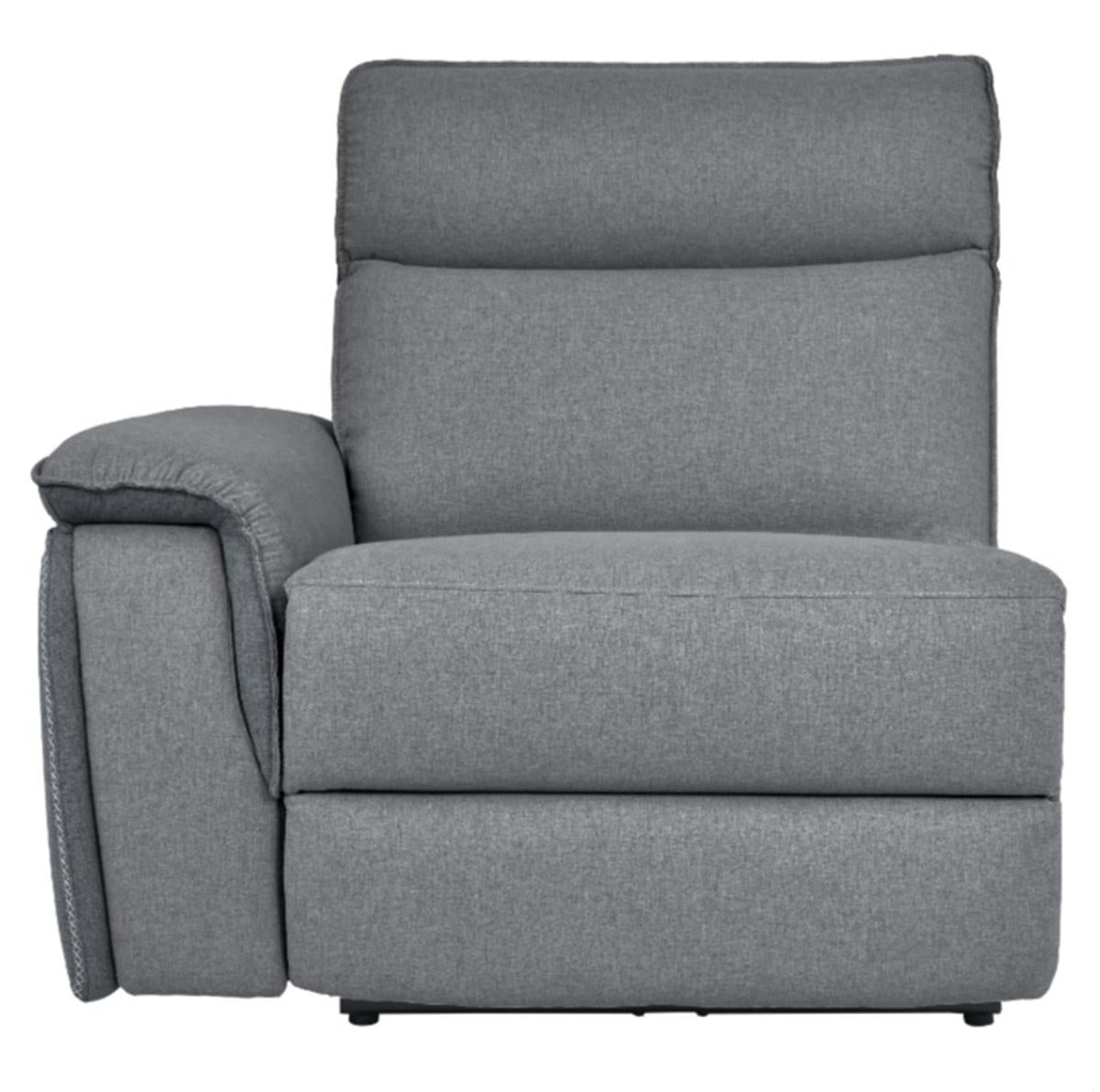 Maroni Power LSF Reclining Chair with Power Headrest and USB Port in Dark Gray/Light Gray 8259-LRPWH image