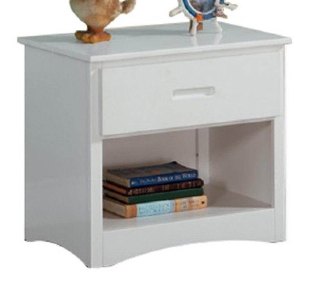 Galen 1 Drawer Night Stand in White B2053W-4 image