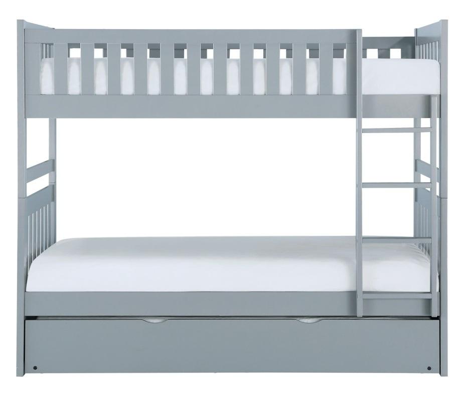 Orion Twin/Twin Bunk Bed with Trundle in Gray B2063-1*R image