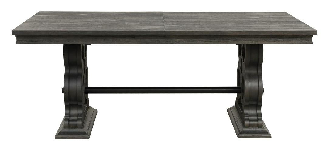 Homelegance Arasina Dining Table in Dark Pewter 5559N-96* image