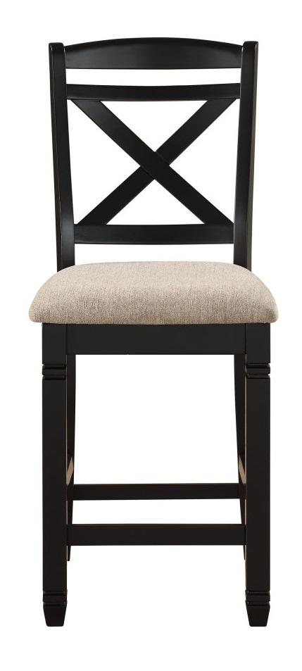 Baywater Counter Height Chair in Black (Set of 2) image