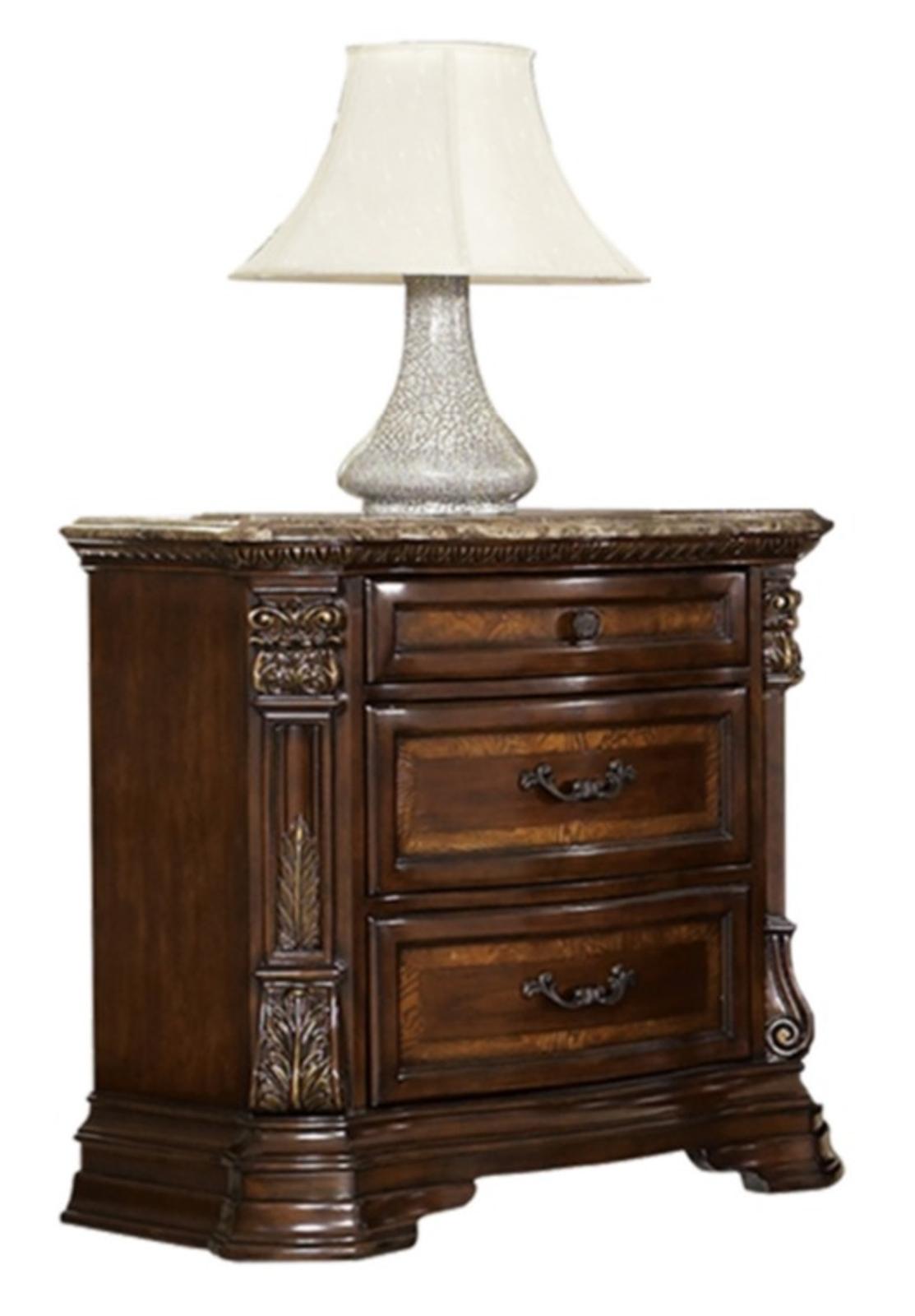 Antoinetta Nightstand in Warm Cherry 1919-4 image