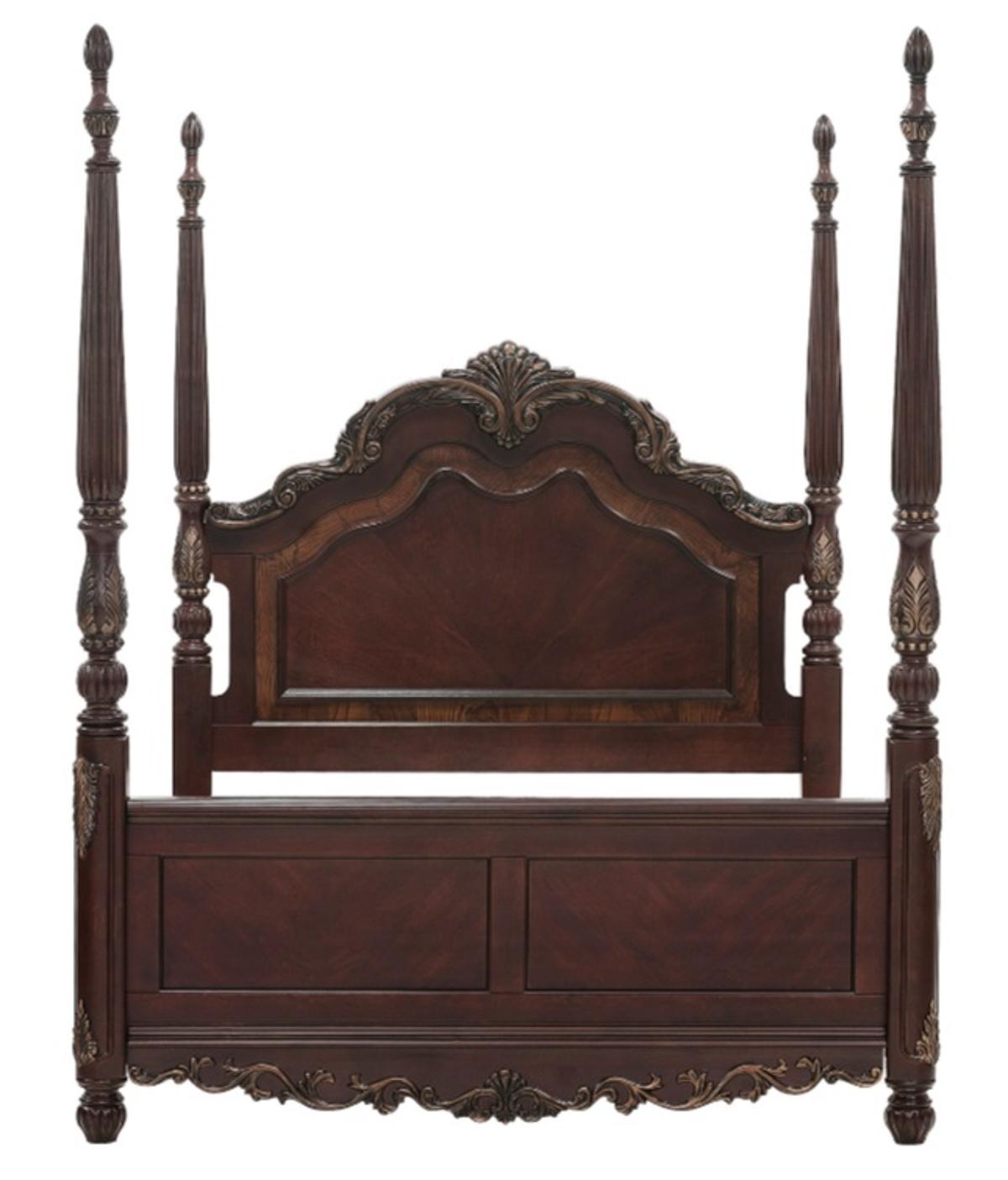 Deryn Park King Poster Bed in Cherry 2243K-1EK* image