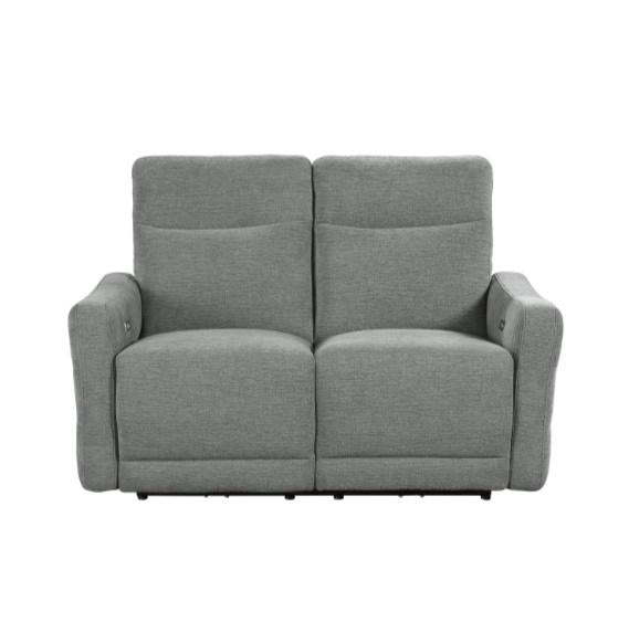 Edition Power Double Lay Flat Reclining Loveseat in Dove Grey 9804DV-2PWH image