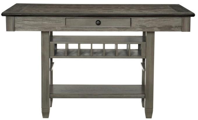 Granby Counter Height Dining Table in Coffee and Antique Gray 5627GY-36* image