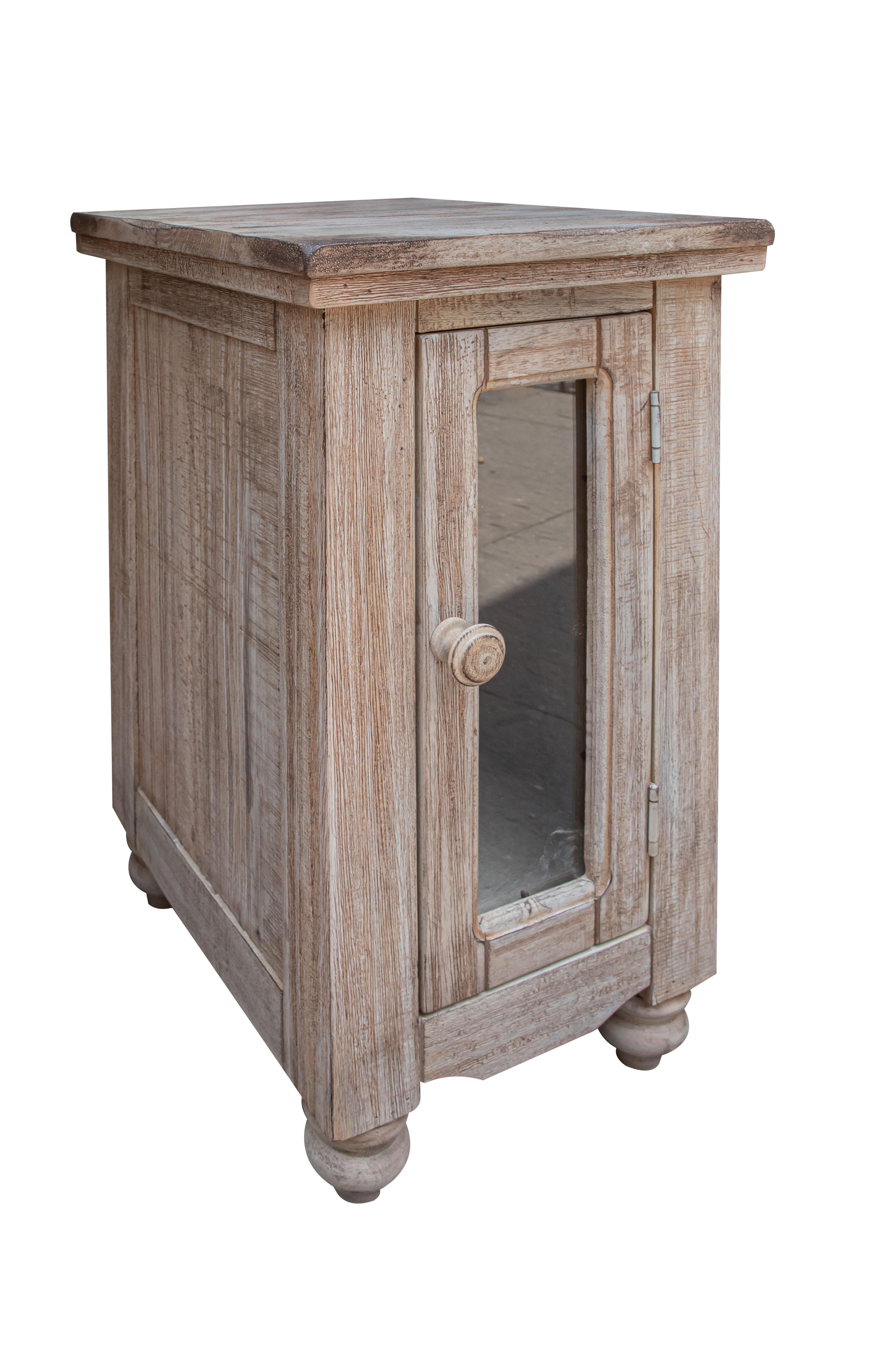 Aruba 1 Door, Chairside Table Drift Sand finish image