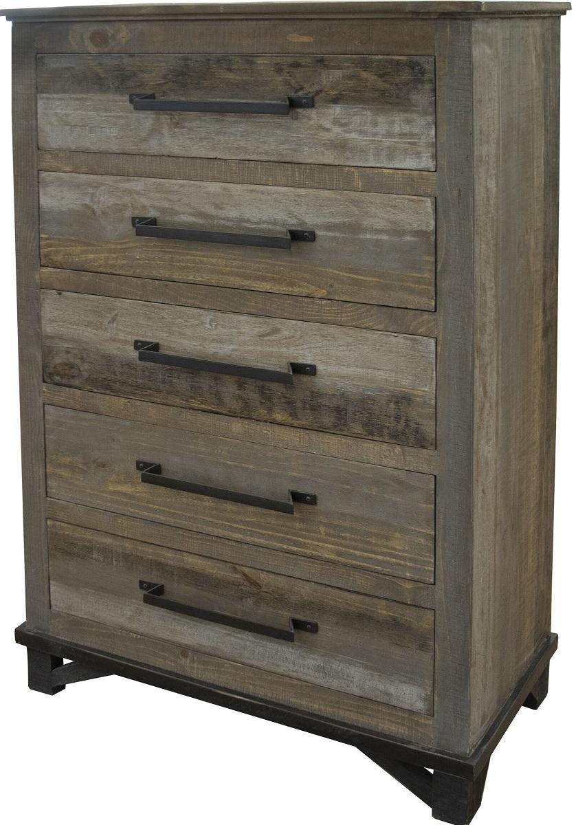 Loft Brown 5 Drawer Chest in Brown image