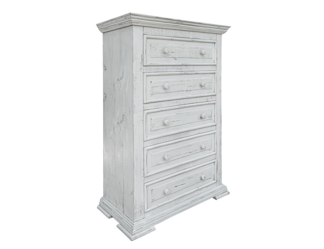 Terra White 5 Drawer Chest image