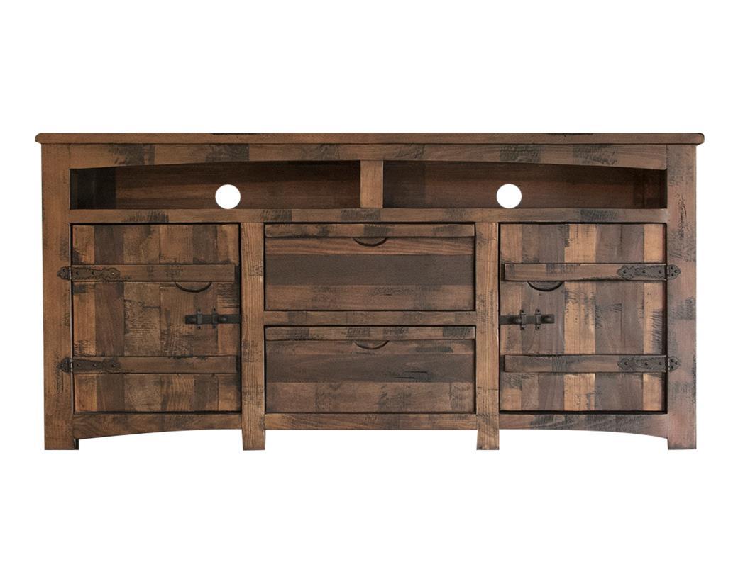 Mezcal 70" TV Stand w/2 Doors, 2 Drawer and 2 shelves