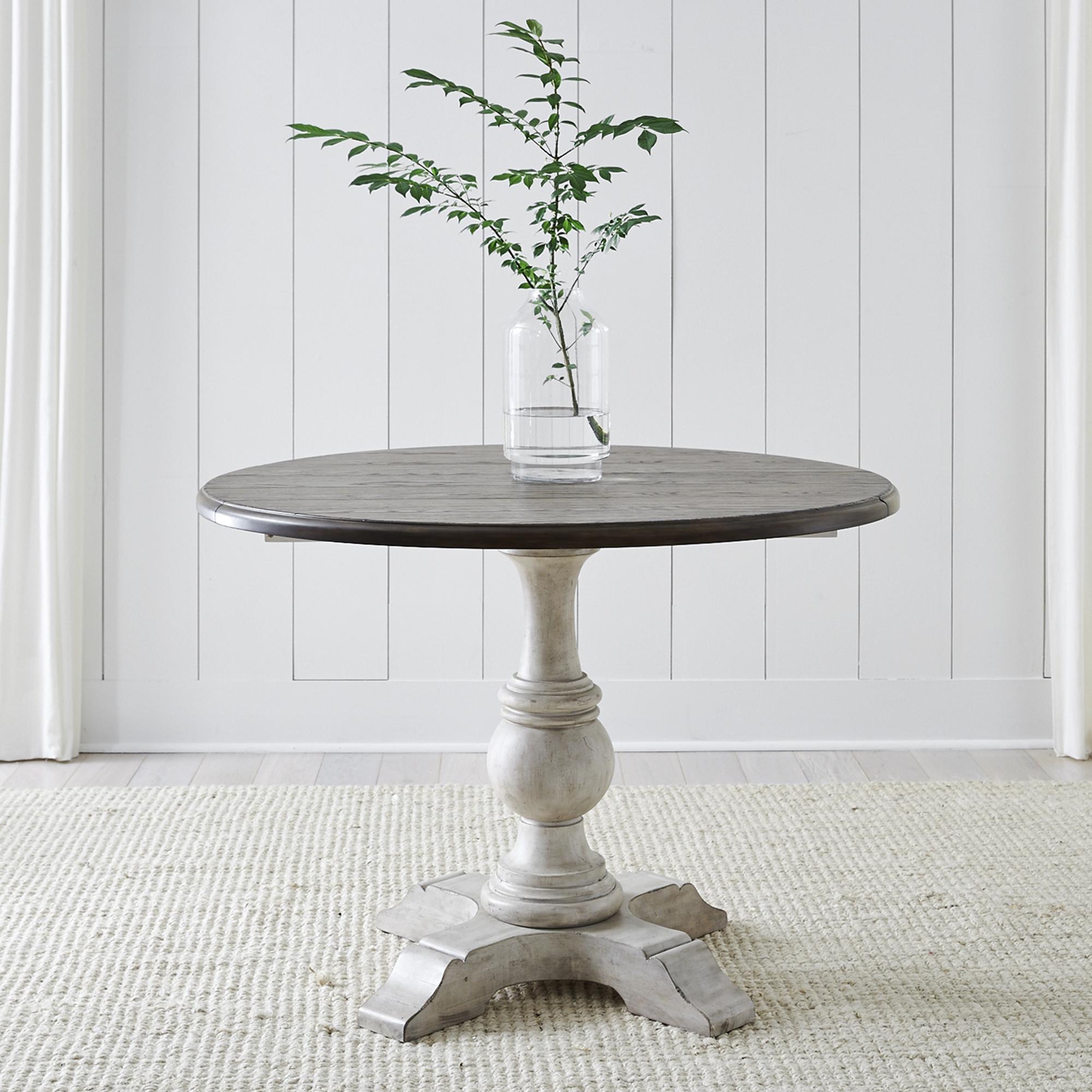 Cottage Lane Drop Leaf Single Pedestal Base image