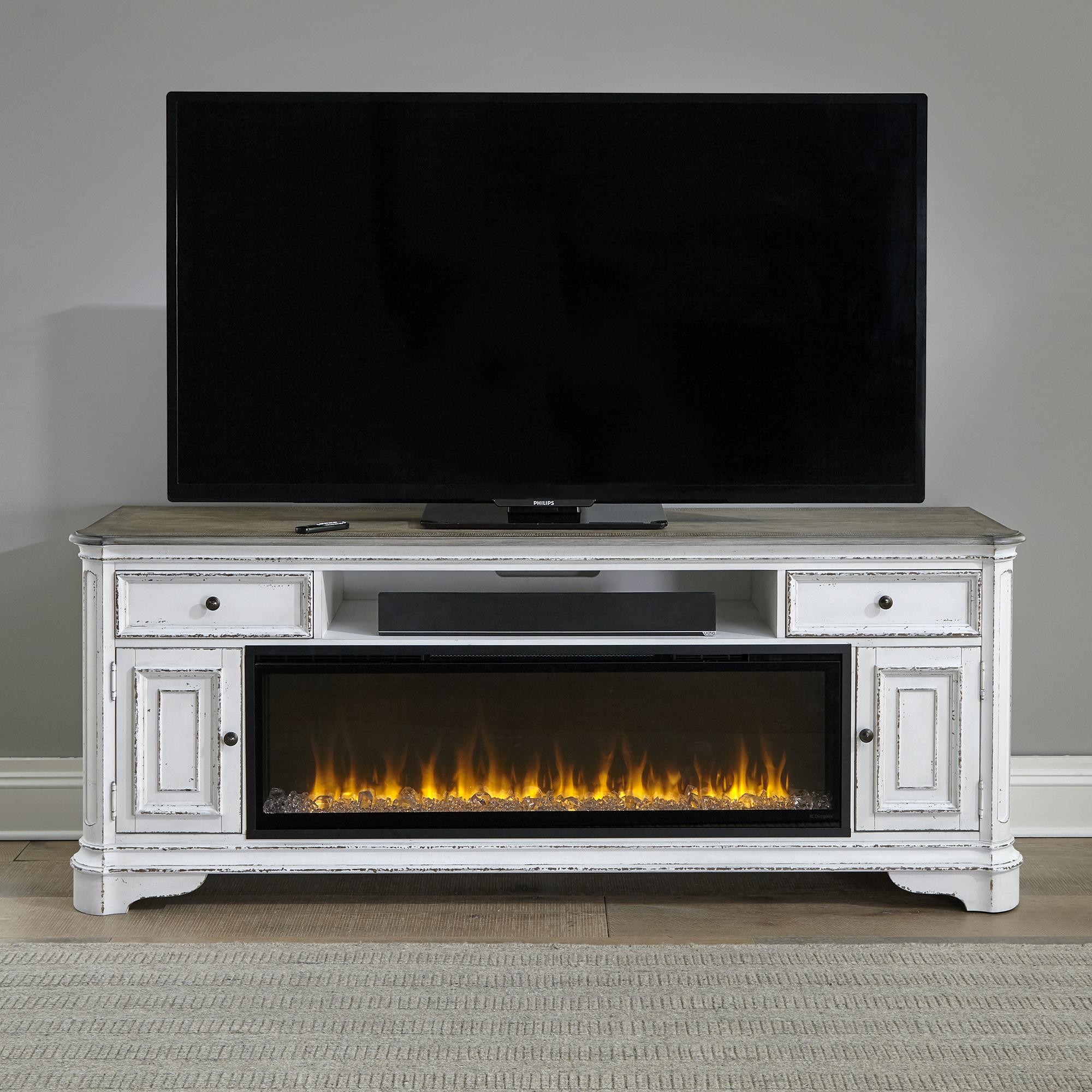 Fireplace TV Consoles 244 82 Inch Console w/ Fire image