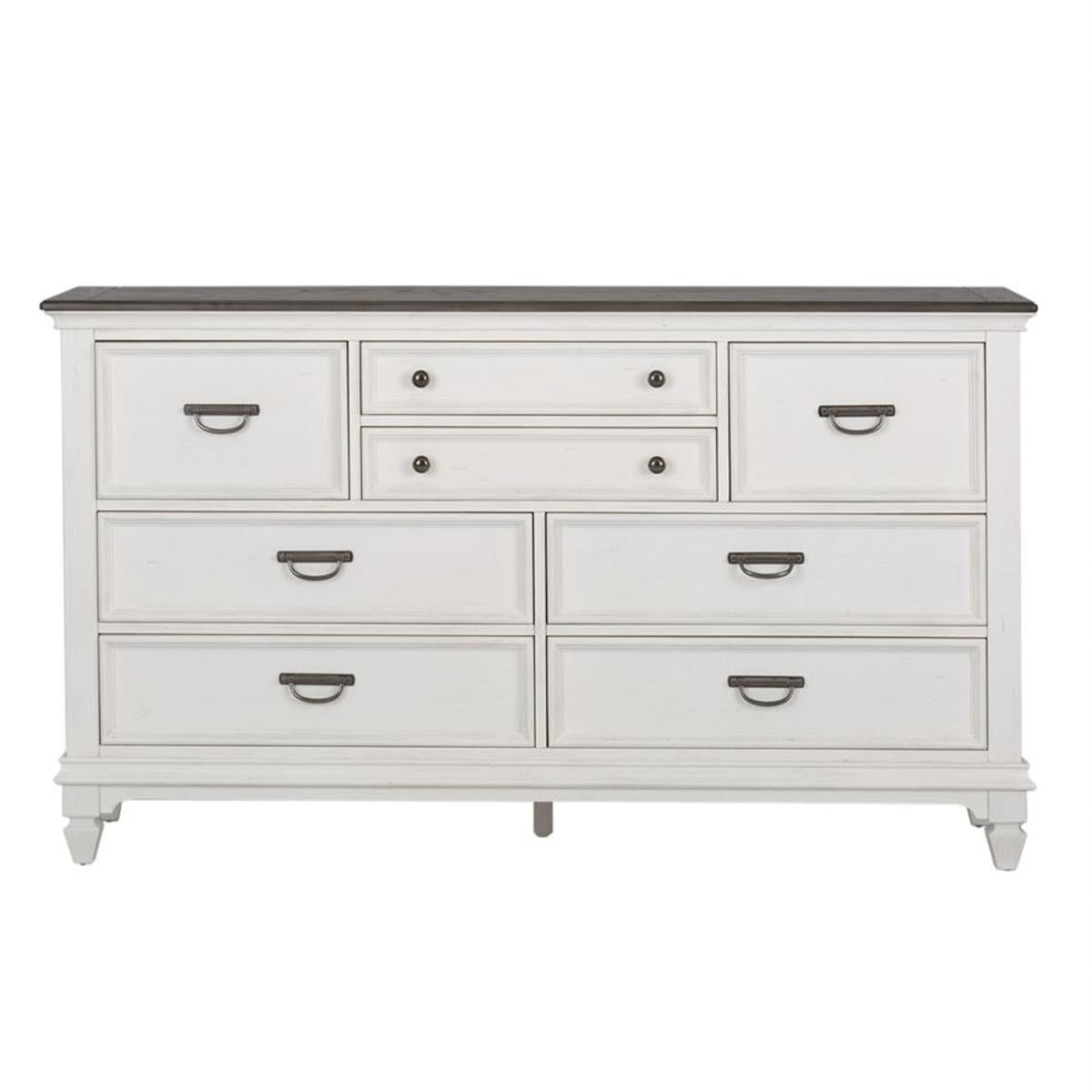 Liberty Furniture Allyson Park Drawer Dresser in Wirebrushed White image