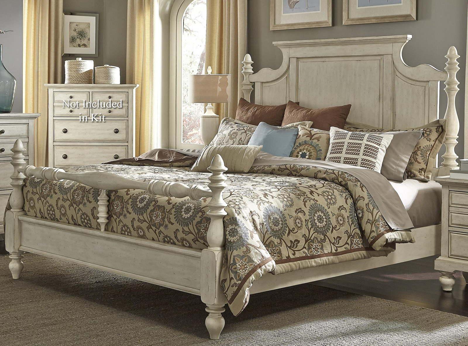 Liberty Furniture High Country Queen Poster Bed in White image