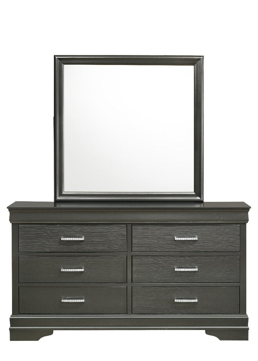 Galaxy Home Brooklyn Mirror in Gray