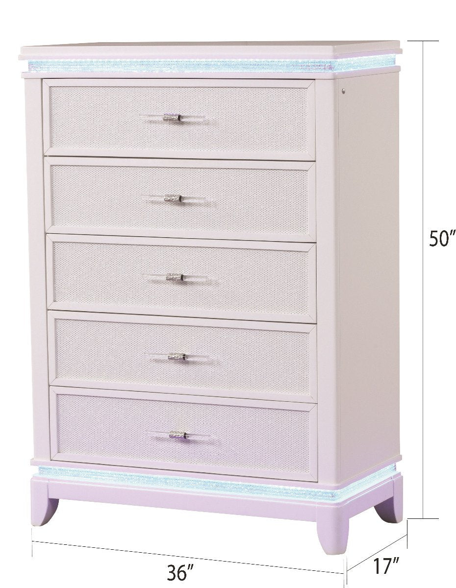 Galaxy Home Opium Chest in White