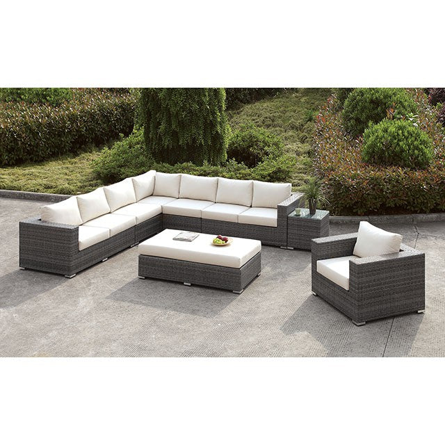 Somani L-Sectional + Chair + Ottoman