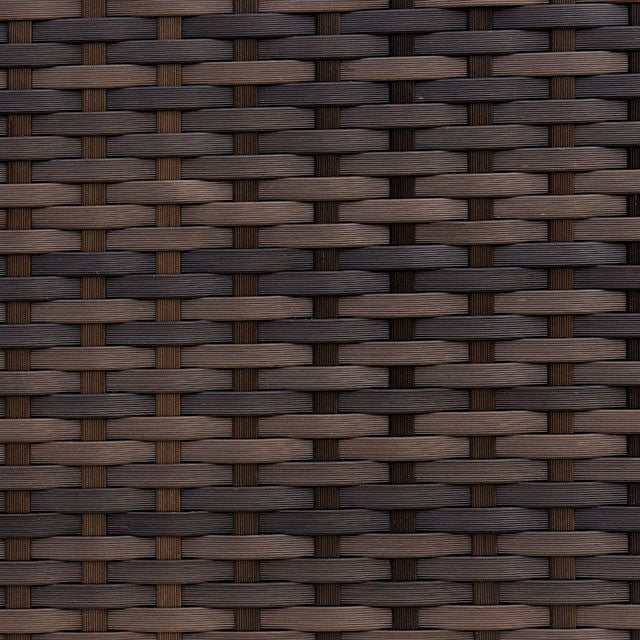 Ilona Brown/Beige Ottoman