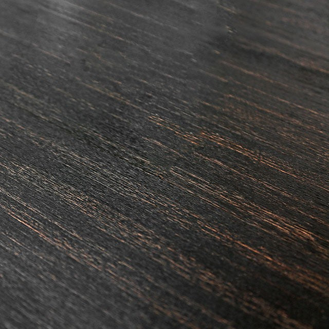 Sania 7 Pc Dining Table Set Antique Black