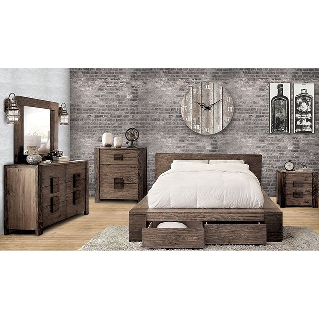 Janeiro Bed Brown & Grey