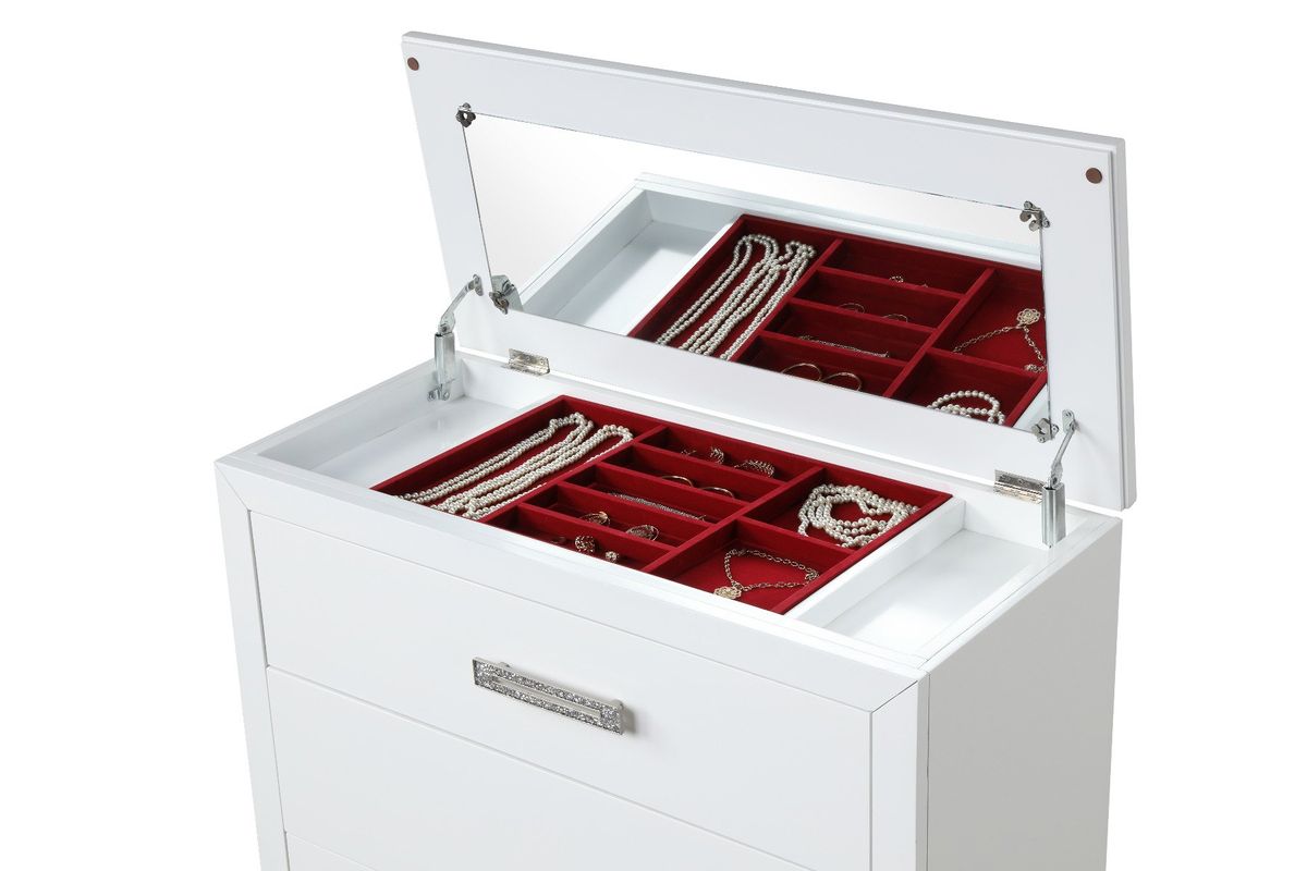 Galaxy Home Coco Chest in Milky White