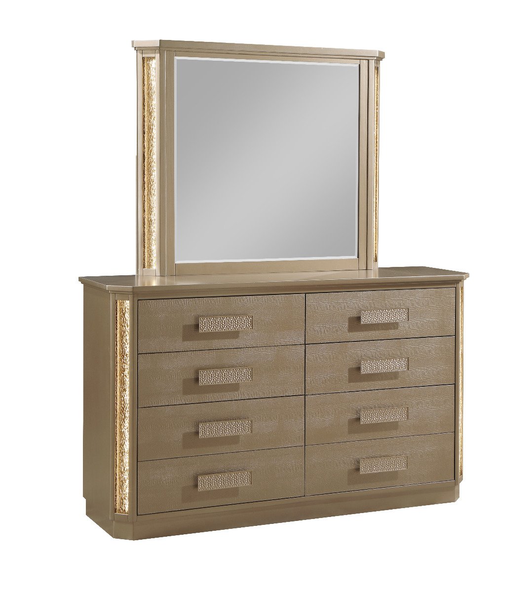 Galaxy Home Medusa Dresser in Gold