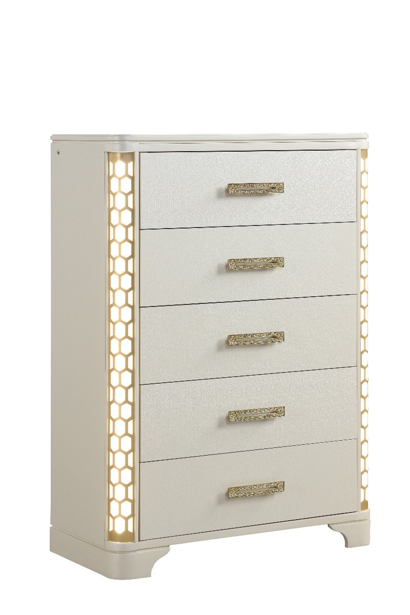Galaxy Home Jasmine Chest in Beige