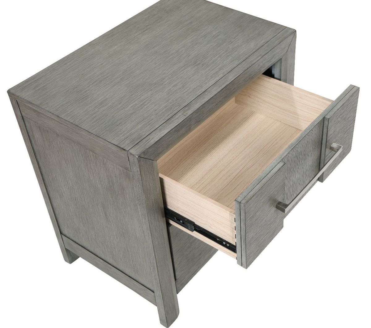 Galaxy Home Kenzo Nightstand in Gray