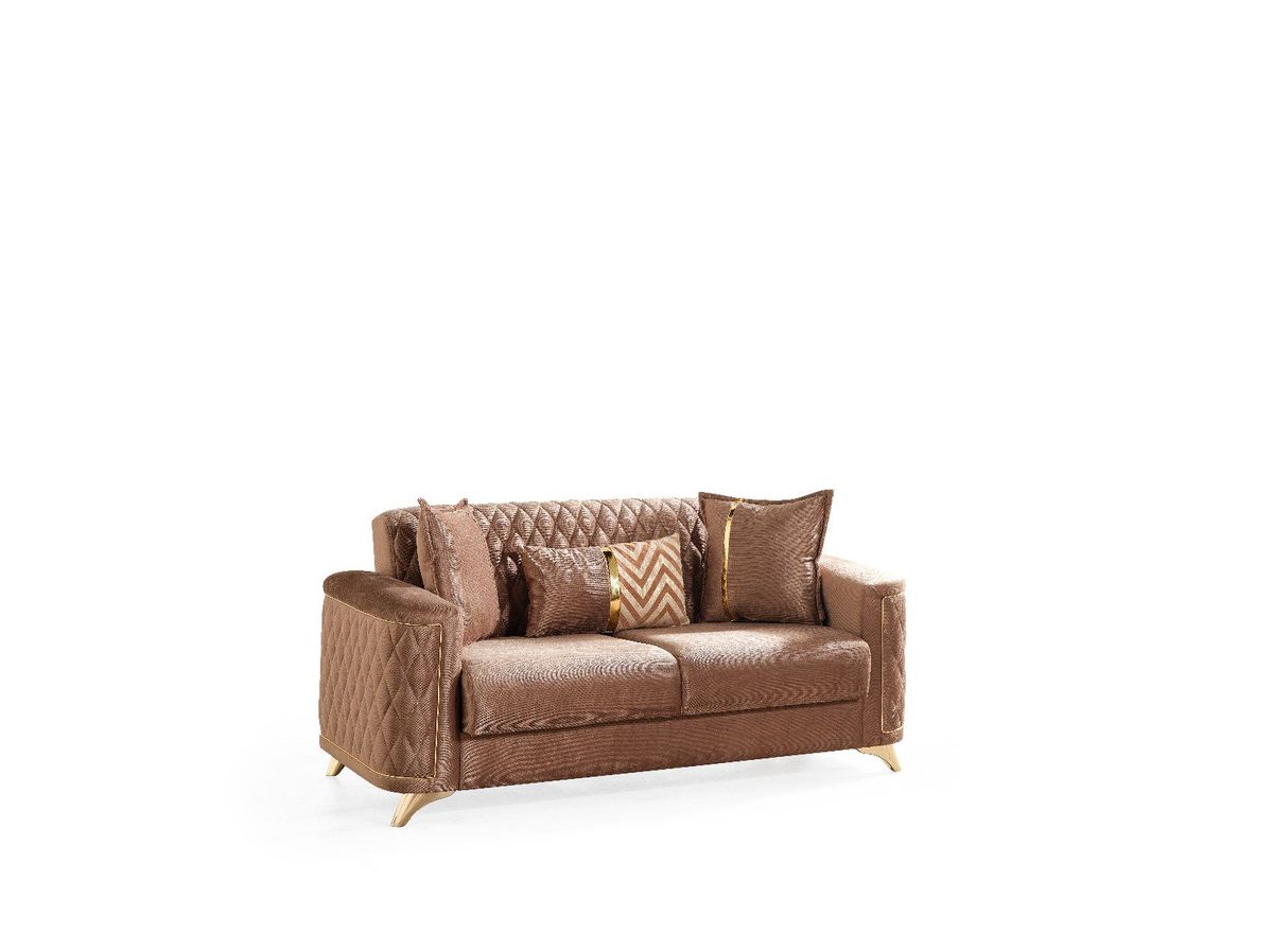Galaxy Home Luna Loveseat in Copper