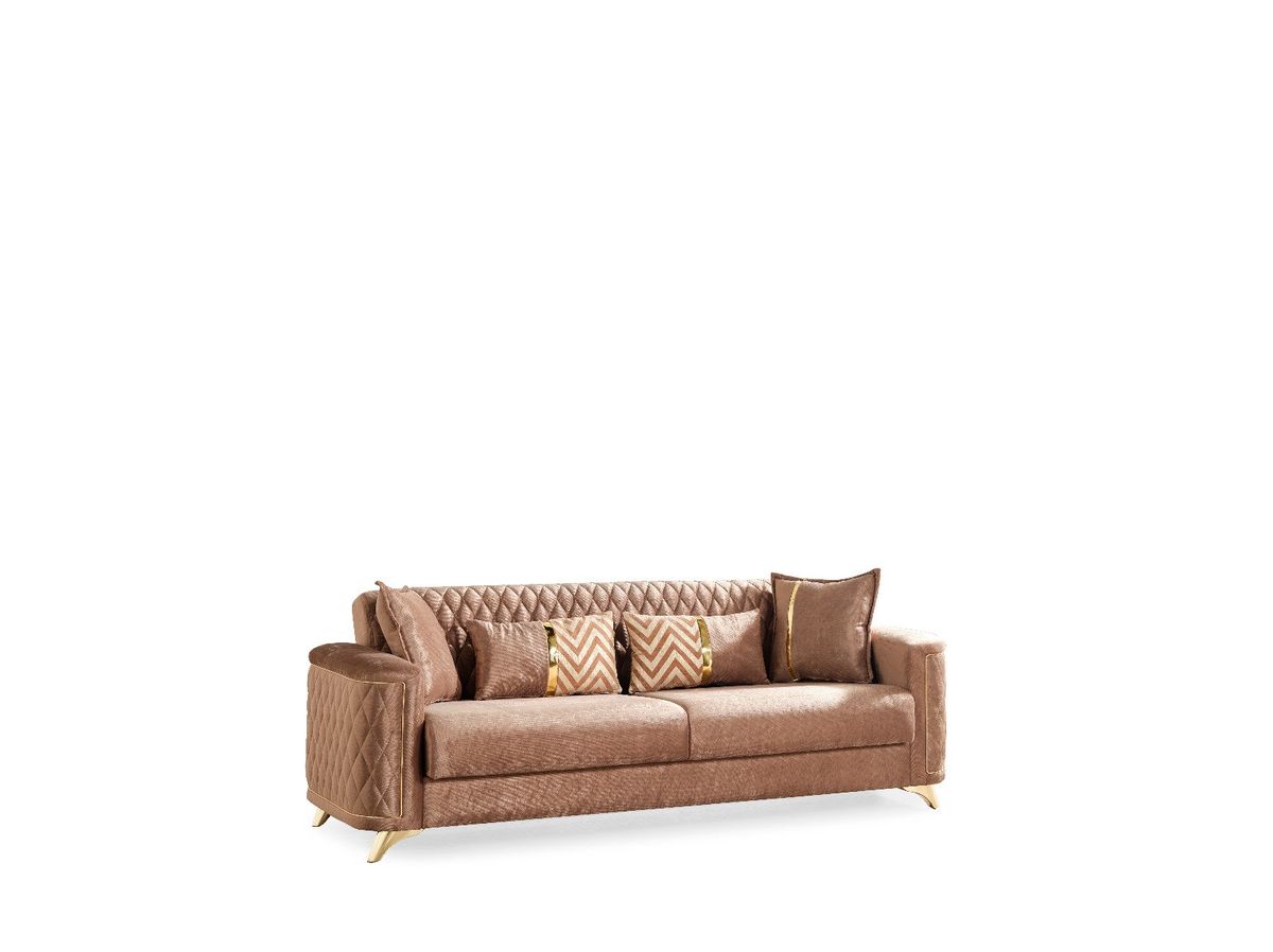 Galaxy Home Luna Sleeper Sofa in Copper image
