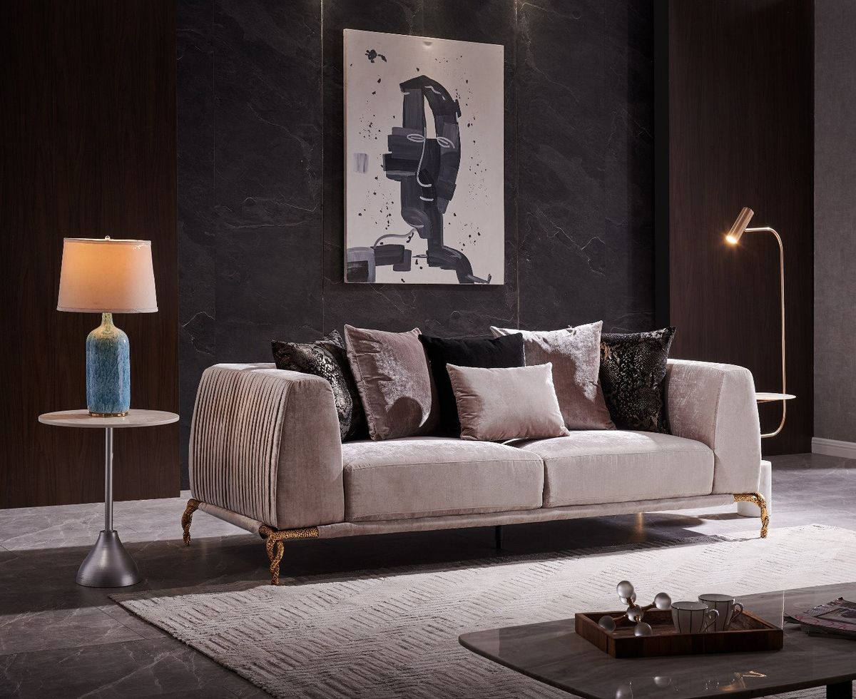 Galaxy Home Majesty Loveseat in Ivory