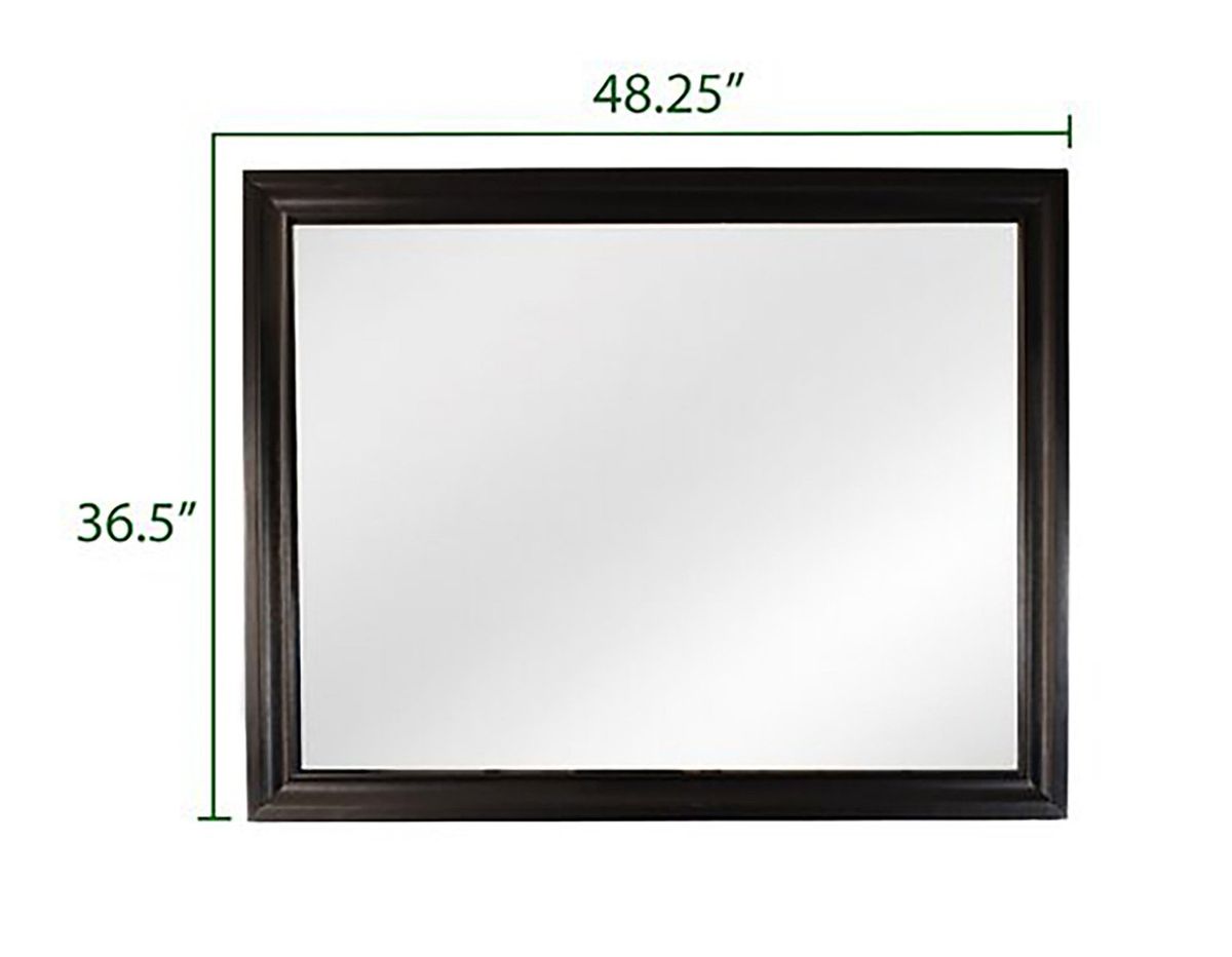 Galaxy Home Matrix Mirror in Gray