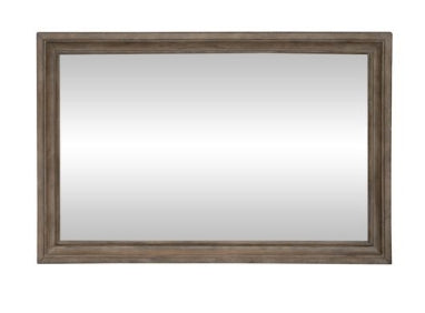 Liberty Furniture Town & Country Landscape Mirror in Dusty Taupe