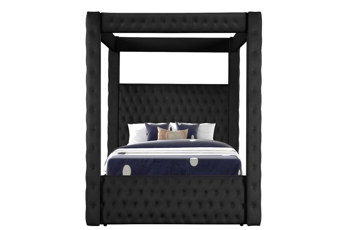 Galaxy Home Monica King Bed in Black