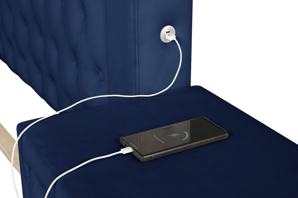 Galaxy Home Monica Full Bed in Navy image