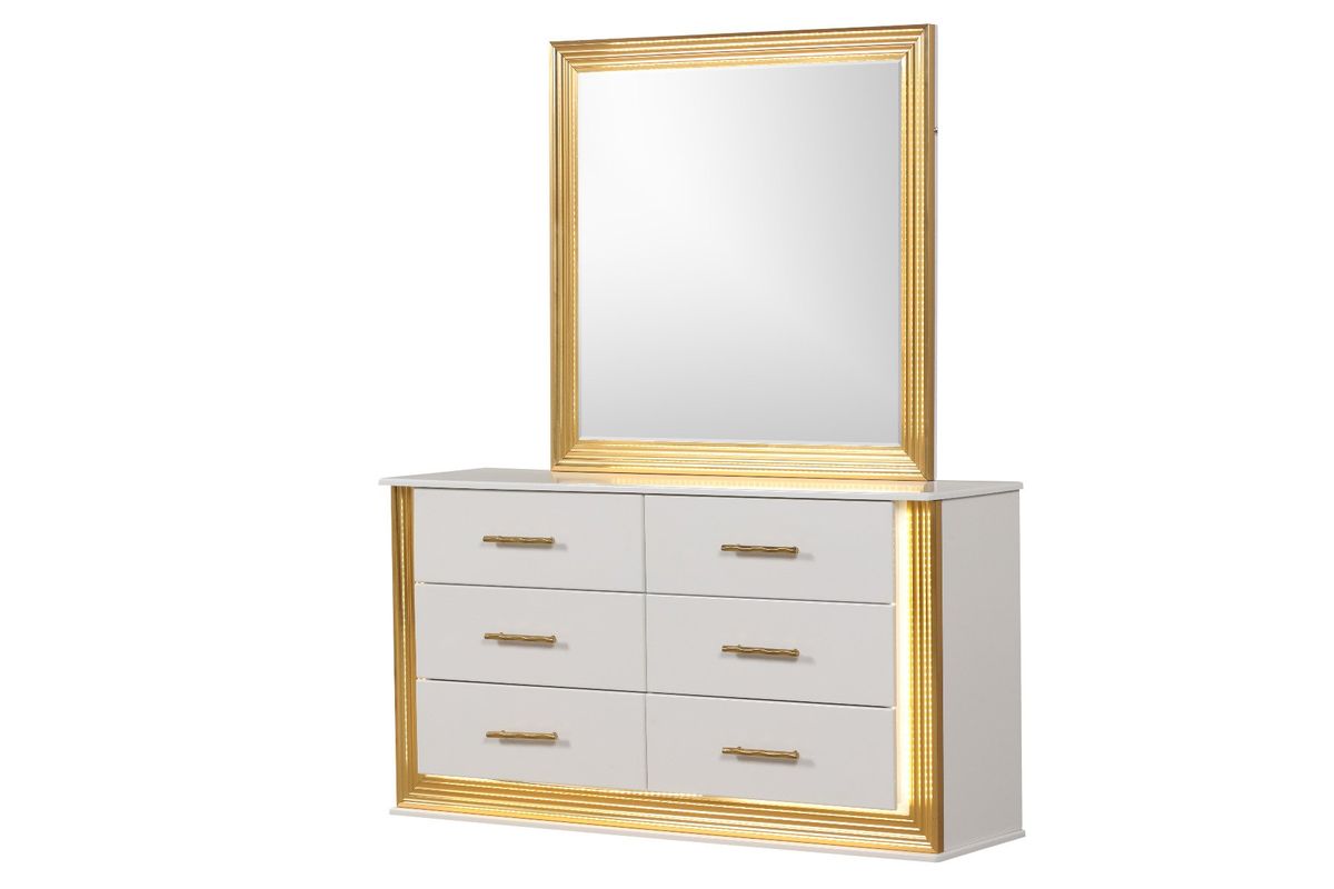 Galaxy Home Obsession Dresser in White