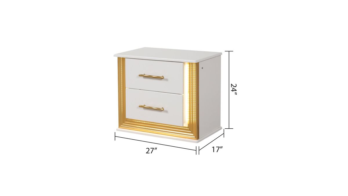 Galaxy Home Obsession Nightstand White