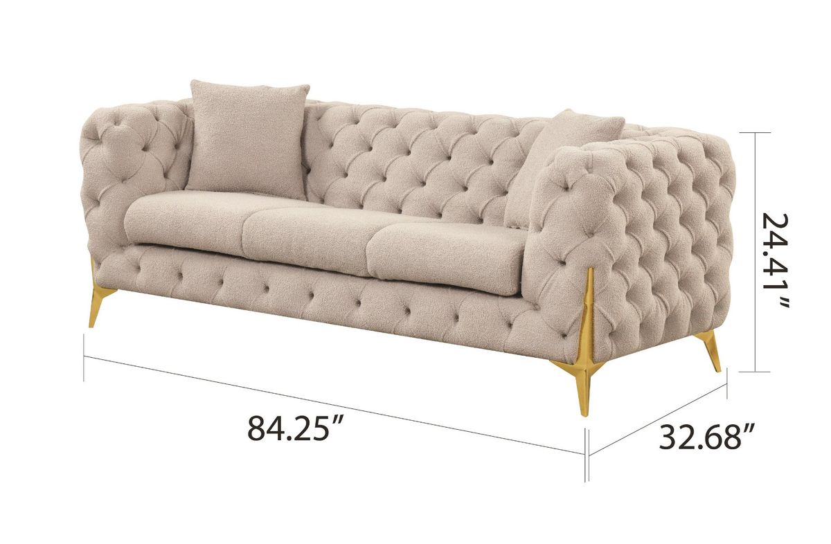 Galaxy Home Contempo Sofa in Grey
