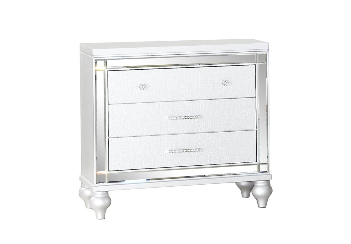 Galaxy Home Sterling Nightstand White